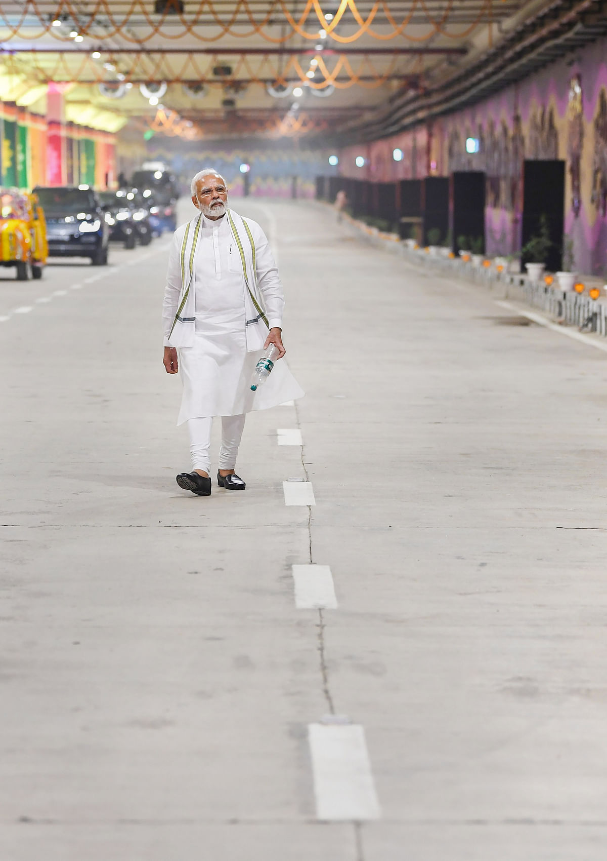 PM Modi inaugurated the main tunnel and five underpasses of the Pragati Maidan Integrated Transit Corridor in Delhi.