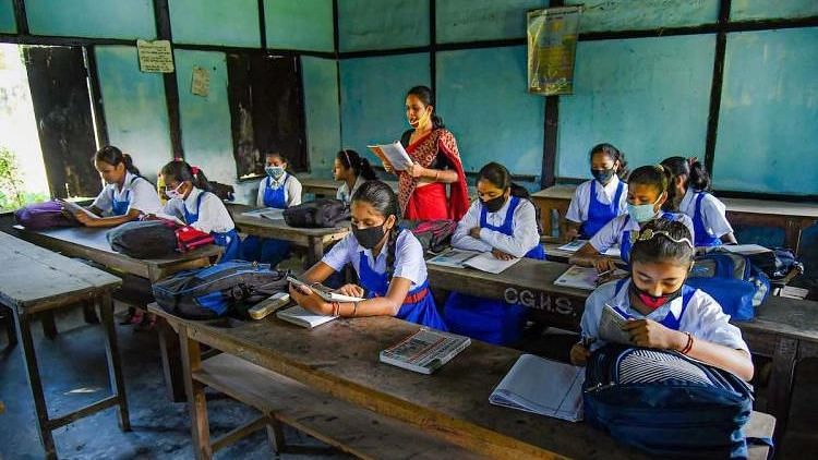 <div class="paragraphs"><p>While enrolment in government schools has increased, the numbers have decreased in private schools due to the pandemic. Representational image.</p></div>