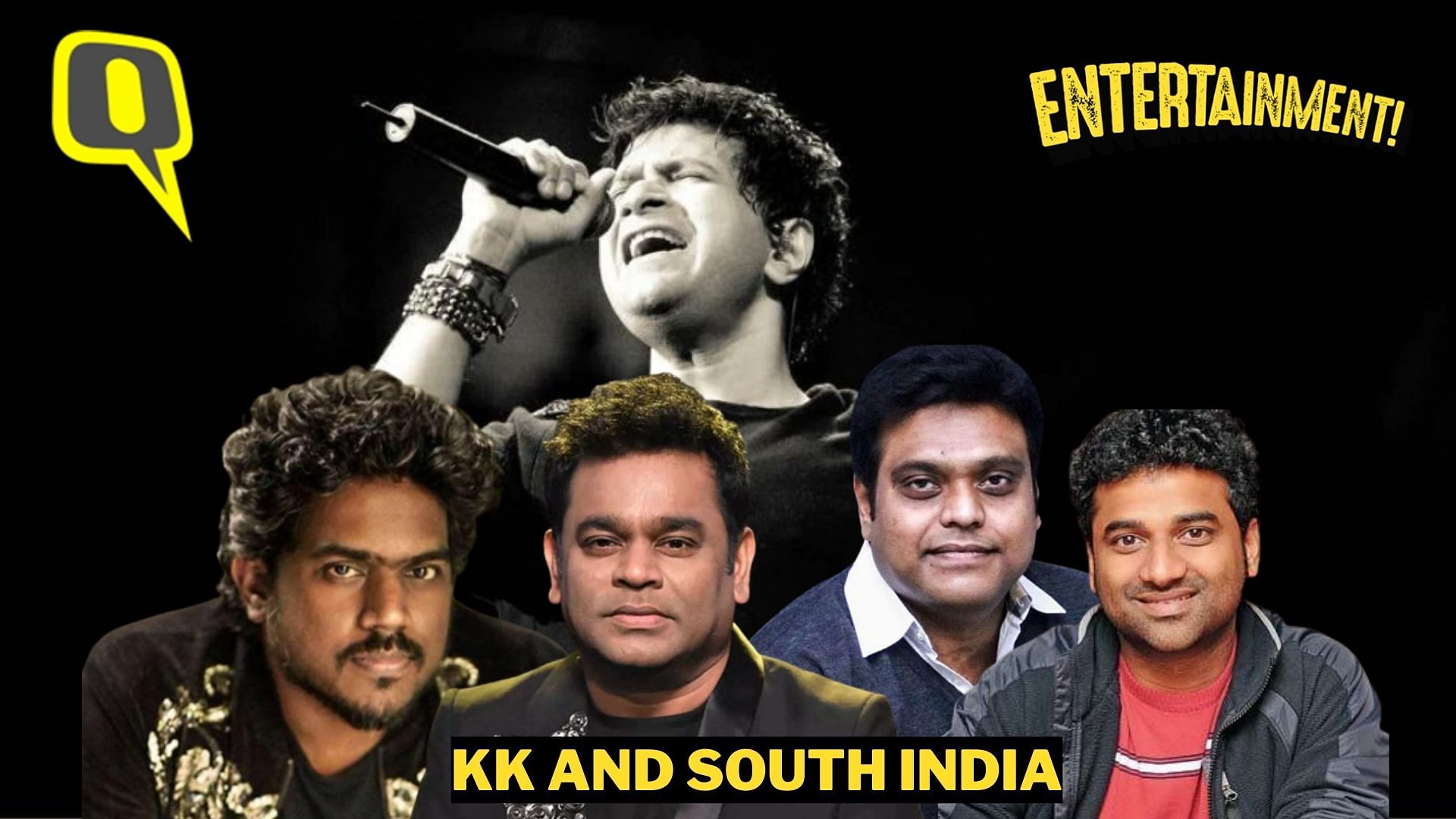 <div class="paragraphs"><p>KK's most of the South Indian hit songs are predominantly from ace composers Yuvan Shankar Raja, AR Rahman, Harris Jeyaraj and Devi Sri Prasad</p></div>