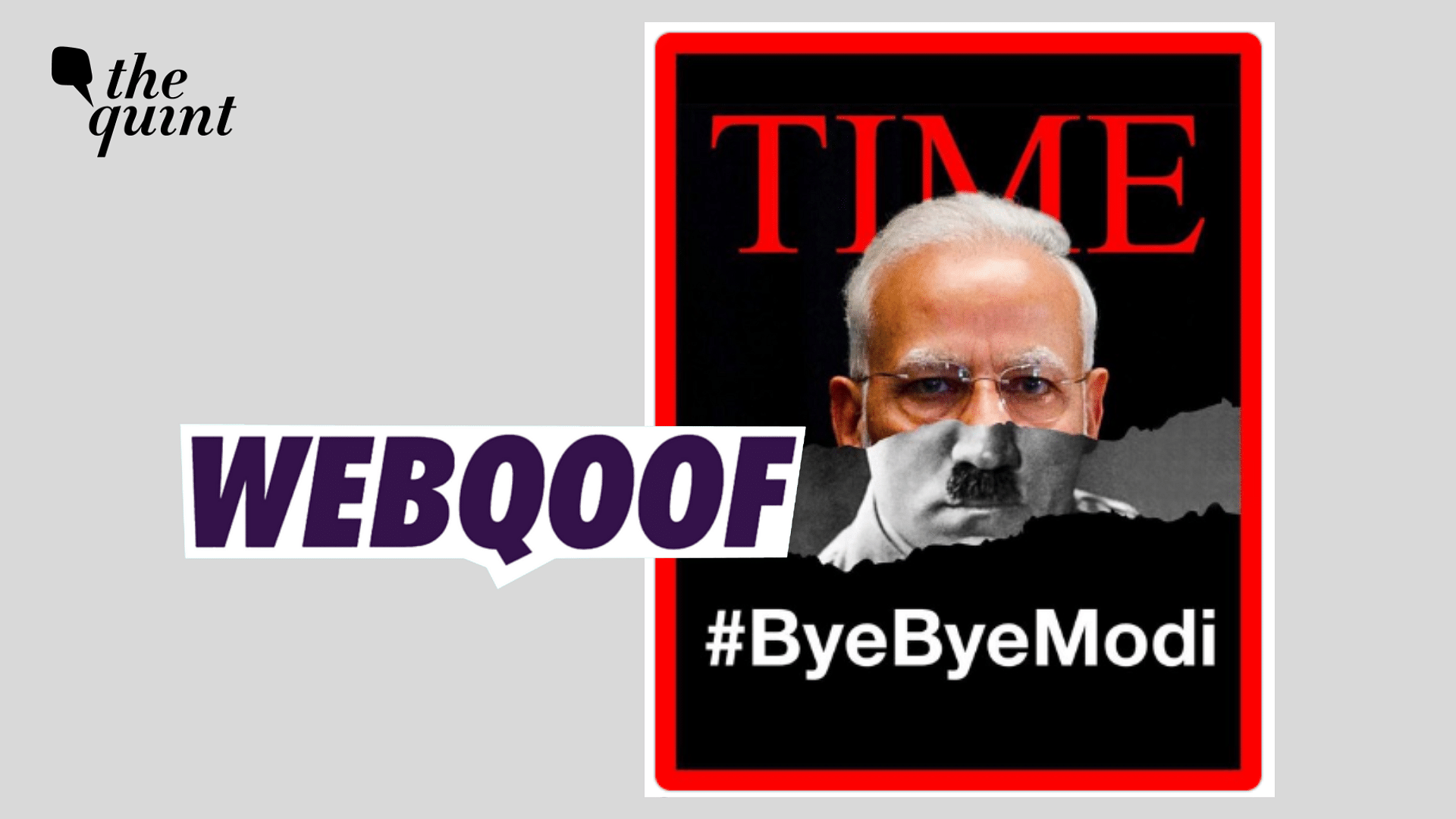 <div class="paragraphs"><p>Fact-Check | A morphed image of a <em>TIME</em> magazine cover  that likens PM Modi to Hitler has gone viral.&nbsp;</p></div>