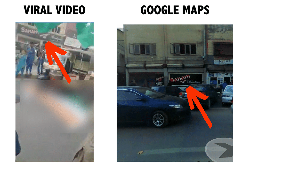 We identified some signboards in the video which indicated that the video is from Karachi in Pakistan, not Kerala.