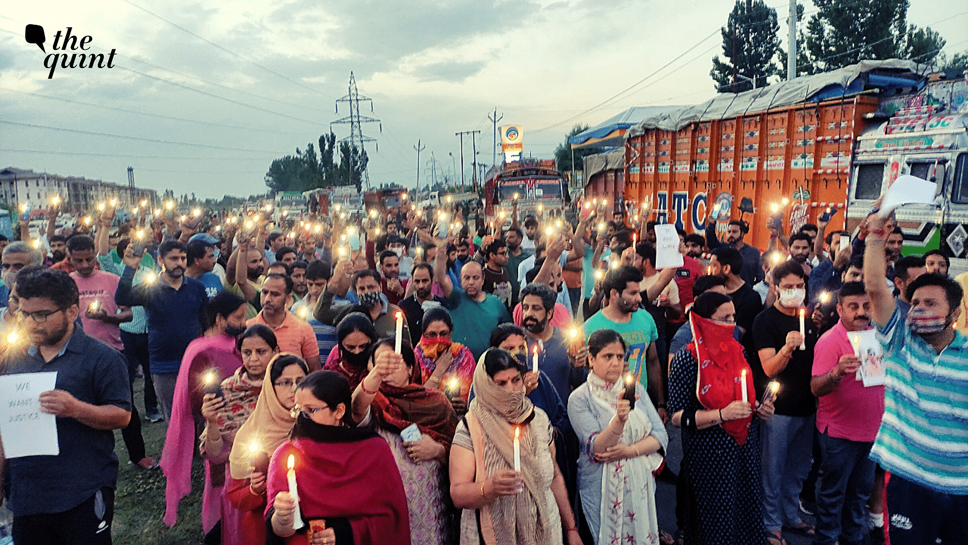 <div class="paragraphs"><p>Kashmiri Pandits protesting against the killings in the Valley.&nbsp;</p></div>