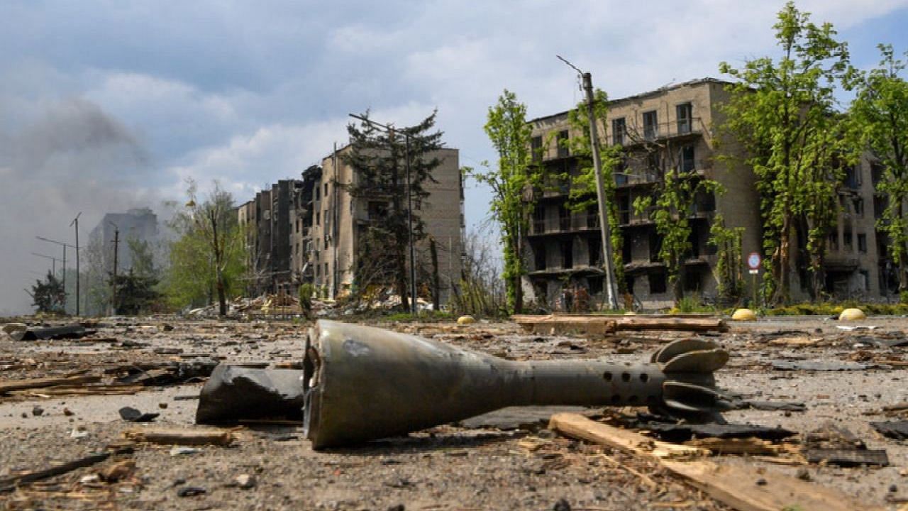 <div class="paragraphs"><p>Severodonetsk has been targeted by brutal shelling for weeks from Russian forces.&nbsp;</p></div>