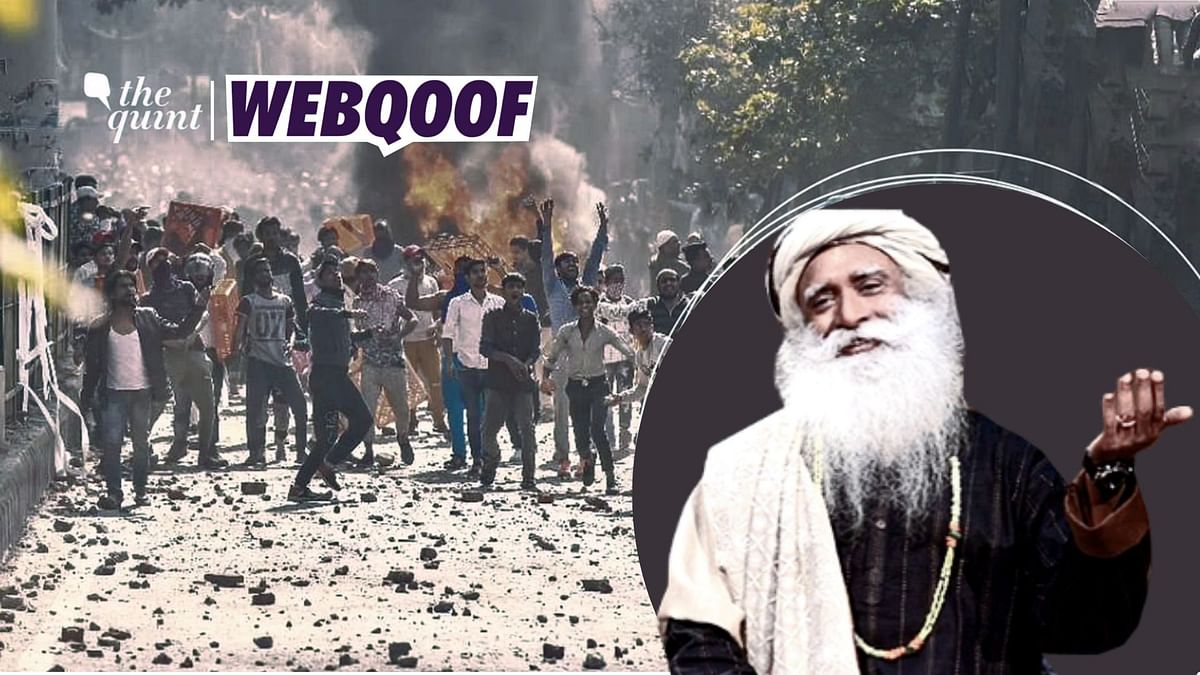 Sadhguru Claims 'No Communal Riots in Last 10 Years', NCRB Data Says Otherwise