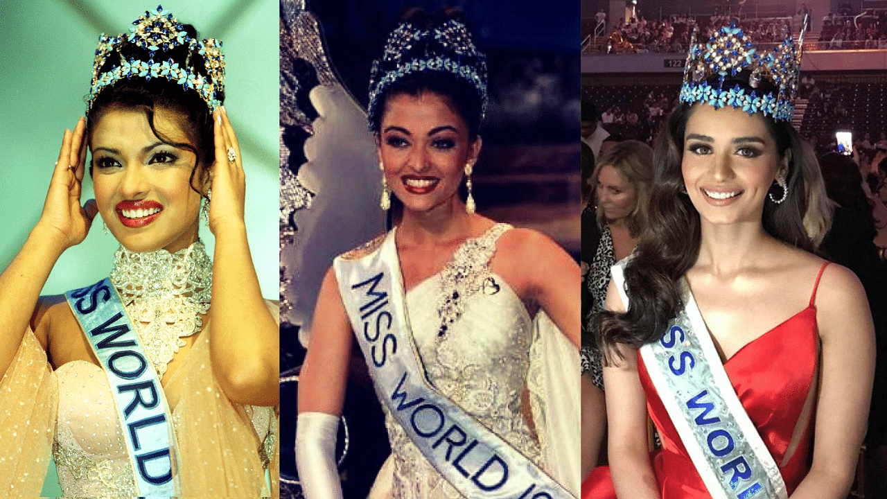 <div class="paragraphs"><p>Former Miss World winners from India, Priyanka Chopra, Aishwarya Rai, and Manushi Chhillar.</p></div>