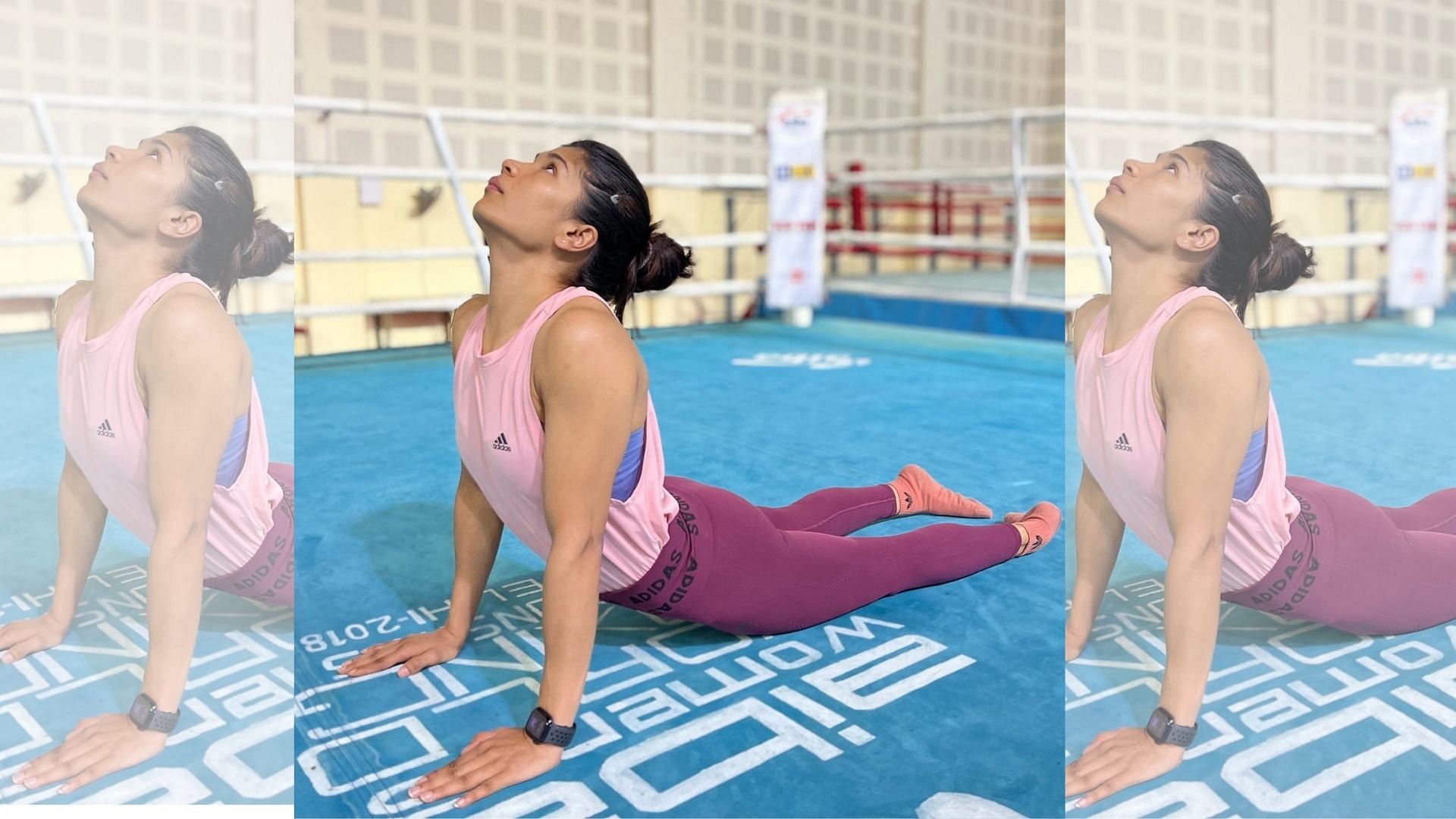 <div class="paragraphs"><p>Nikhat Zareen is among the sportspersons who posted pictures doing yoga on World Yoga Day.</p></div>