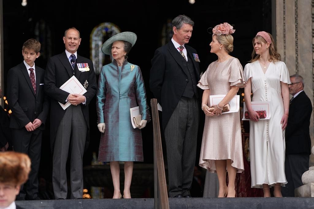 <div class="paragraphs"><p>Members of The Royal Family gathered at St Paul's for the Thanksgiving ceremony.</p></div>