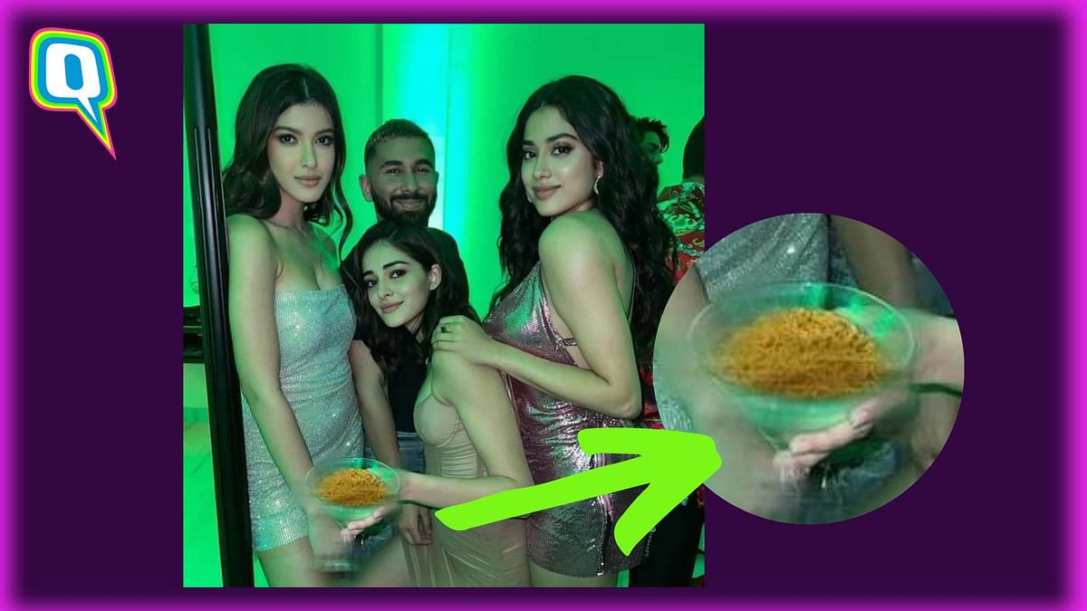 Ananya Panday Just Photoshopped Aloo Bhujia in Her Drink & We’re So Confused...