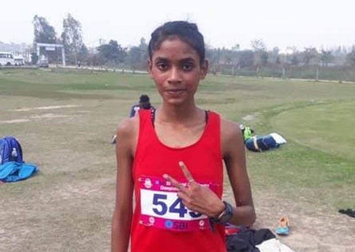 Teenage girl records best-ever national athletics feat in 9 mins and 46.14 secs.