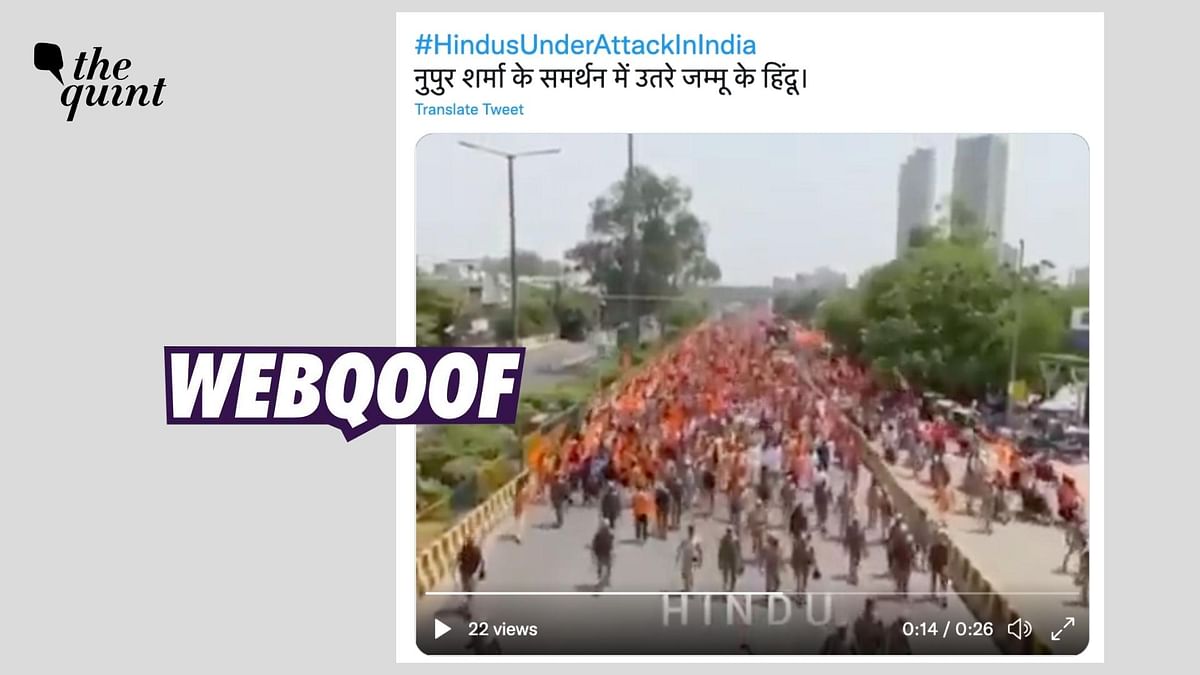 Fact-Check: This Video Doesn't Show Rally in Support of Nupur Sharma in Jammu