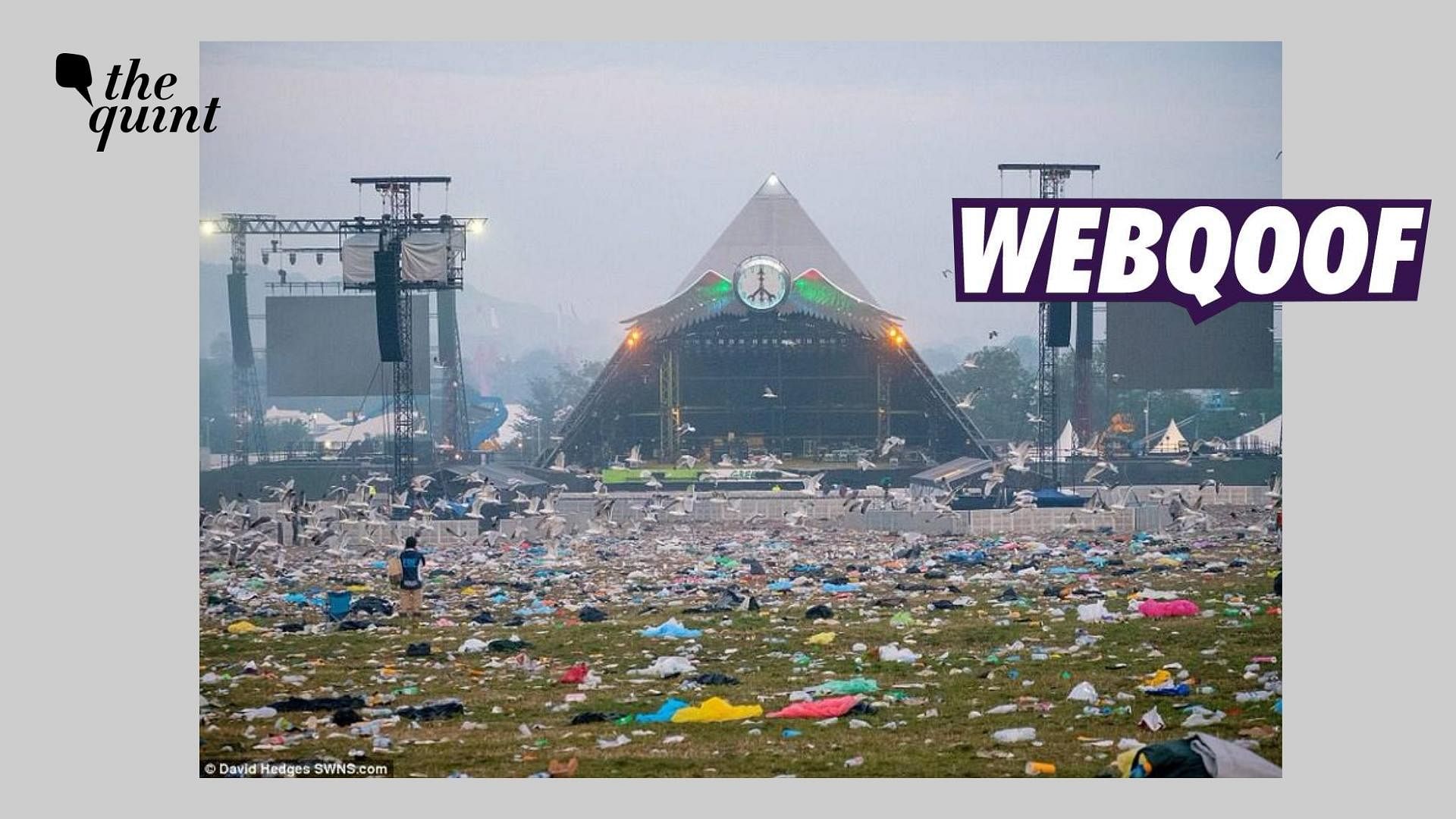 <div class="paragraphs"><p>The claim states that it shows the pyramid stage at Glastonbury after Greta Thunberg's environmental speech.</p></div>