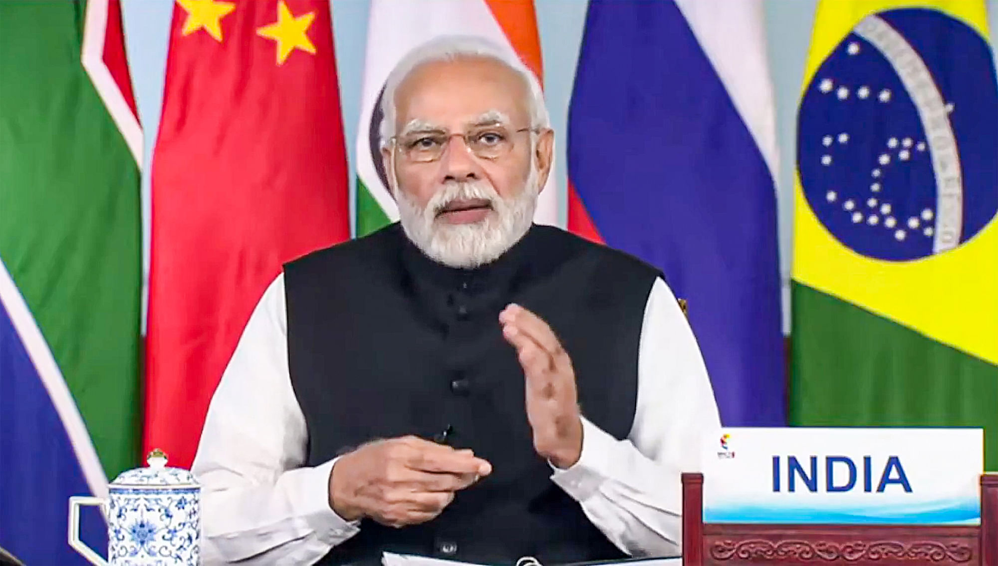 <div class="paragraphs"><p>Prime Minister Narendra Modi on Friday, 24 June, said that the BRICS member nations should understand each other's security concerns and provide mutual support in the designation of terrorists, asserting that this sensitive issue should not be "politicised".</p></div>