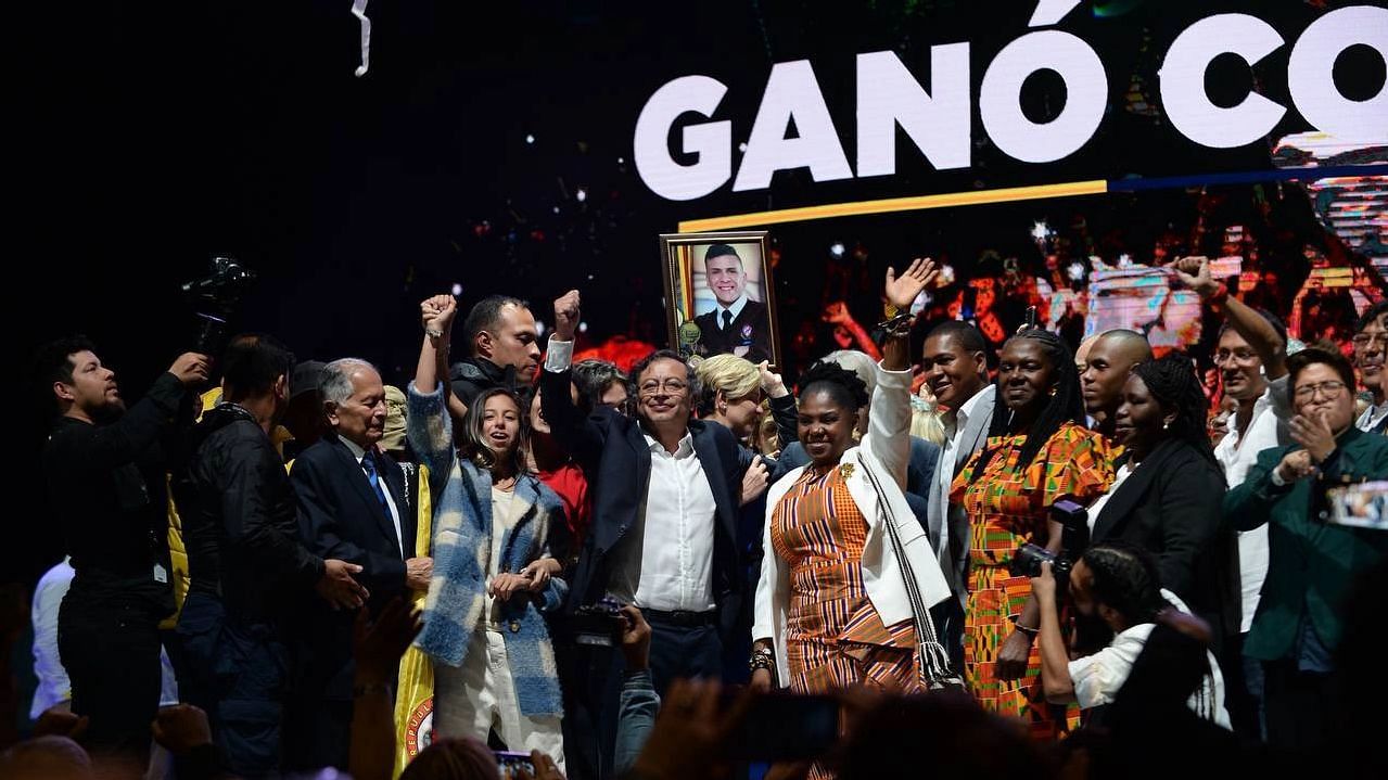 <div class="paragraphs"><p>Former Bogota mayor and ex-rebel fighter Gustavo Petro has become Colombia’s President on Sunday, 19 June, after narrowly defeating real estate millionaire Rodolfo Hernández.&nbsp;</p></div>