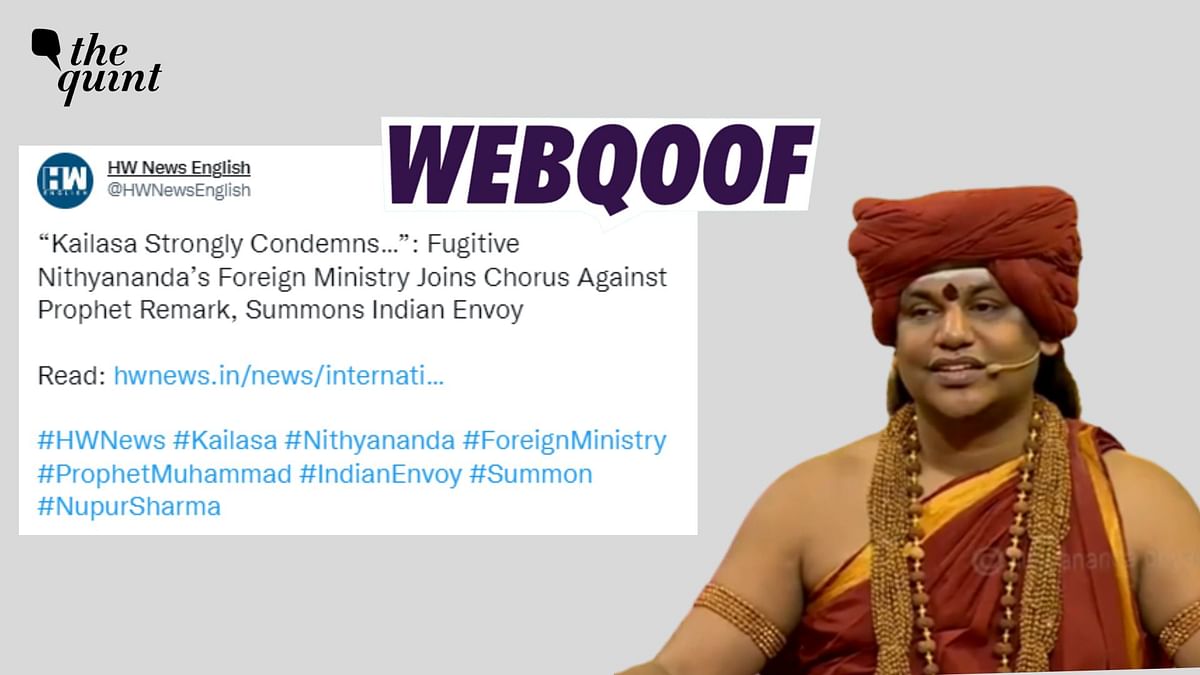 Did Nithyananda’s Kailasa Condemn Remarks on Prophet Muhammad? Not Quite!