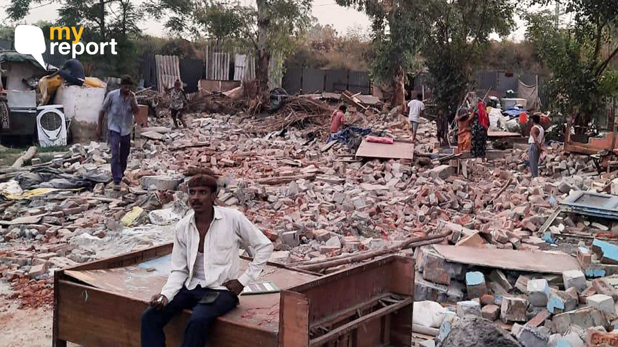 <div class="paragraphs"><p>On 27 June, DDA demolished around 30 illegal shanties at Delhi's Sarai Kale Khan.</p></div>