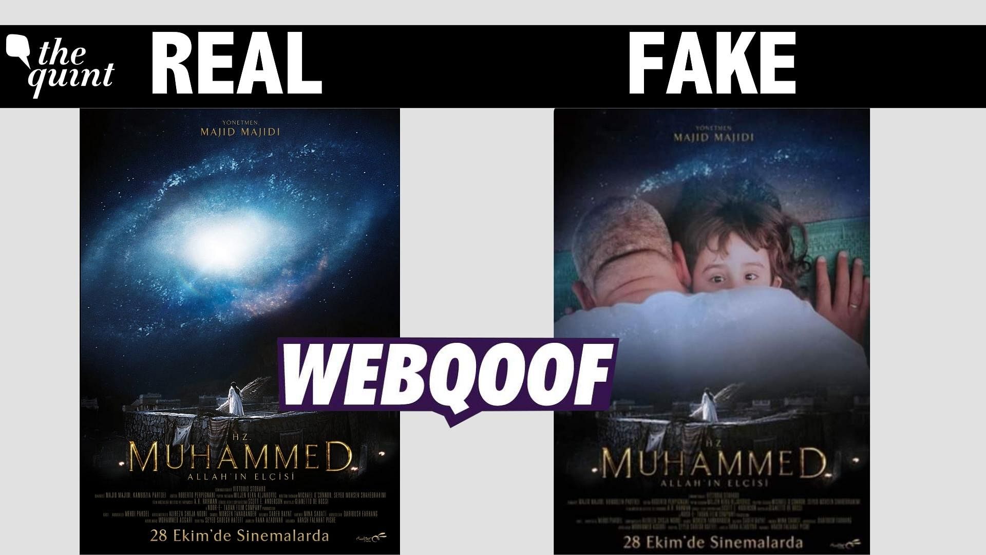 <div class="paragraphs"><p>The claims state that it is a  poster of a film named 'Muhammed', based on the life of Prophet Muhammad.</p></div>