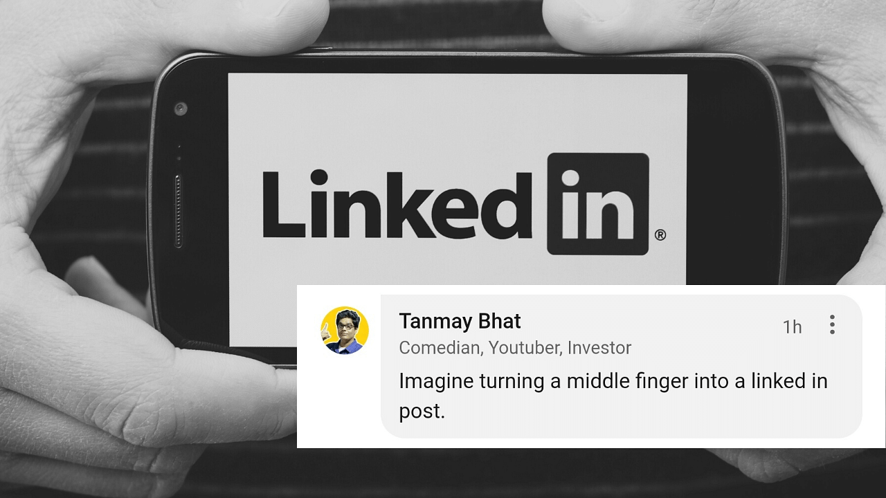 <div class="paragraphs"><p>Man turns his meeting with Tanmay Bhat into a LinkedIn post</p></div>