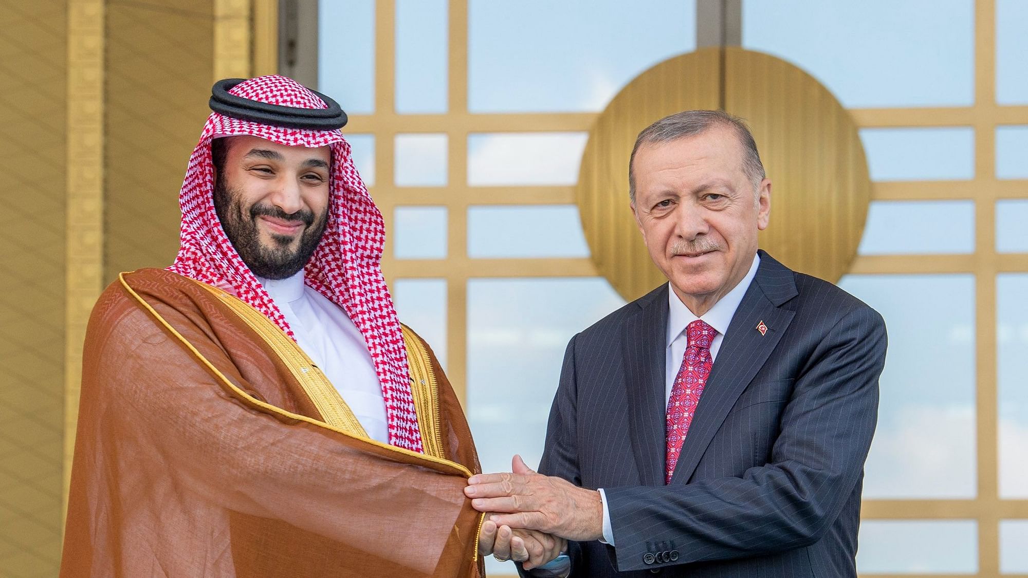 <div class="paragraphs"><p>Crown Prince of Saudi Arabia MBS and Turkey's President  Recep Tayyip Erdogan.</p></div>