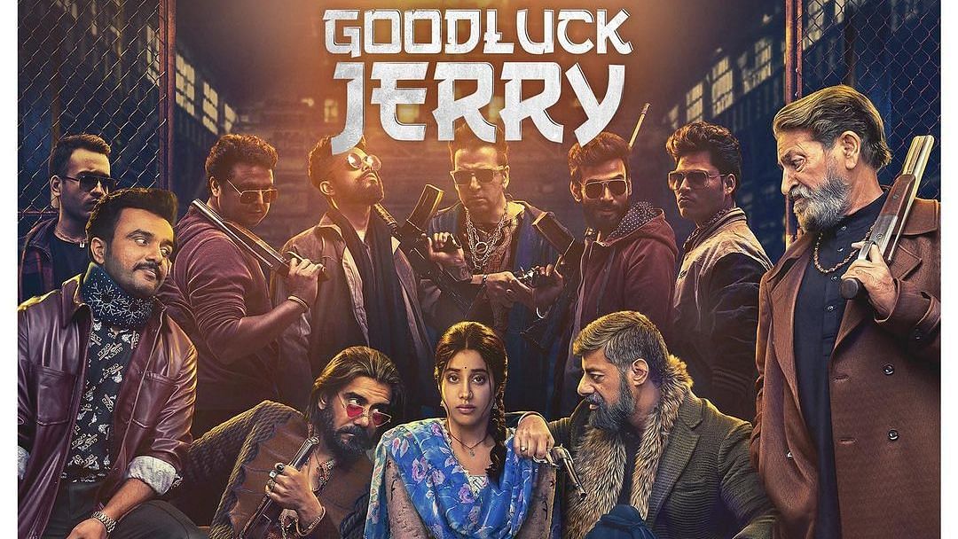 <div class="paragraphs"><p>Janhvi Kapoor in the latest poster for&nbsp;<em>Good Luck Jerry.</em></p></div>