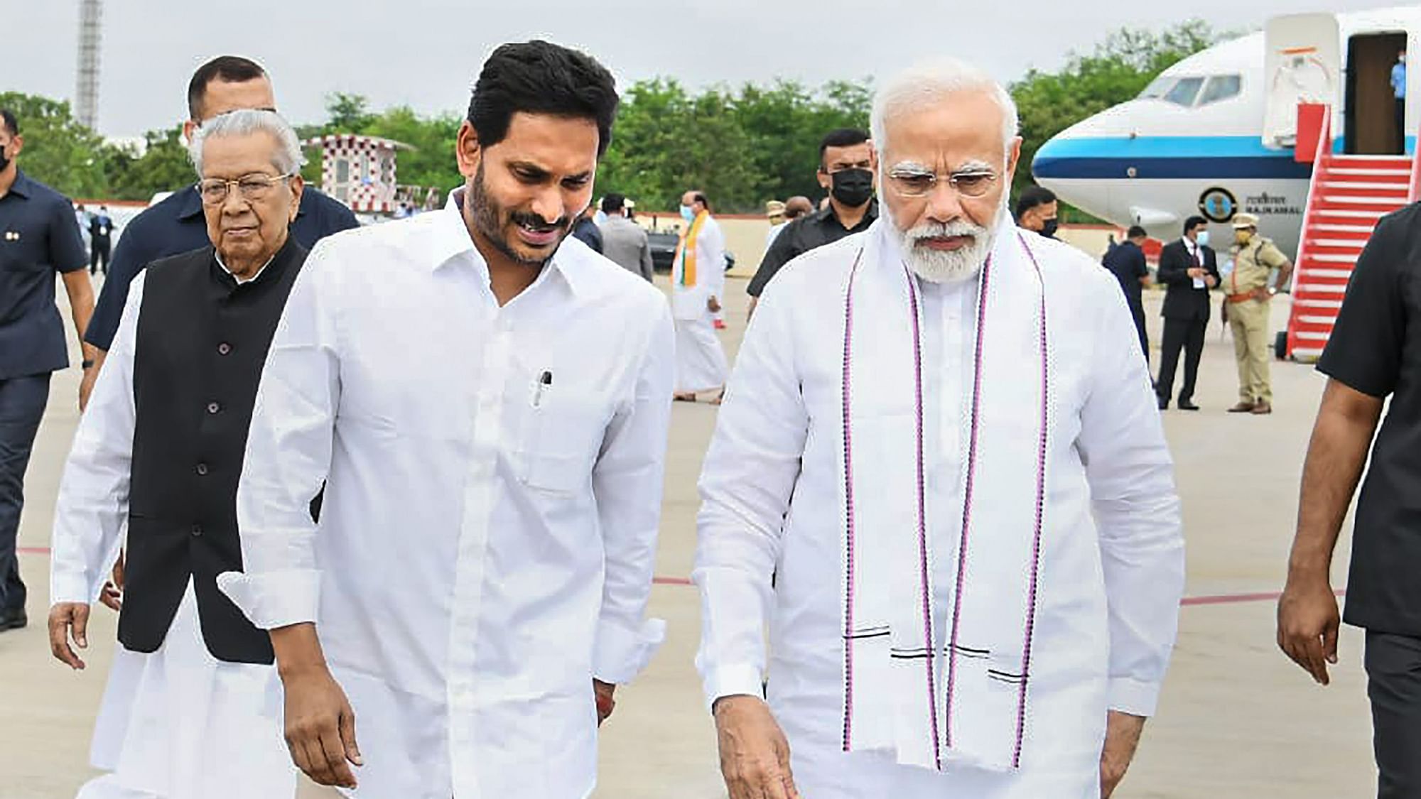 <div class="paragraphs"><p>PM Modi in Vijaywada, Andhra Pradesh.</p></div>