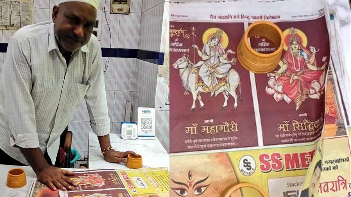 UP Man Arrested for Selling Chicken in Papers With Photos of Hindu Gods