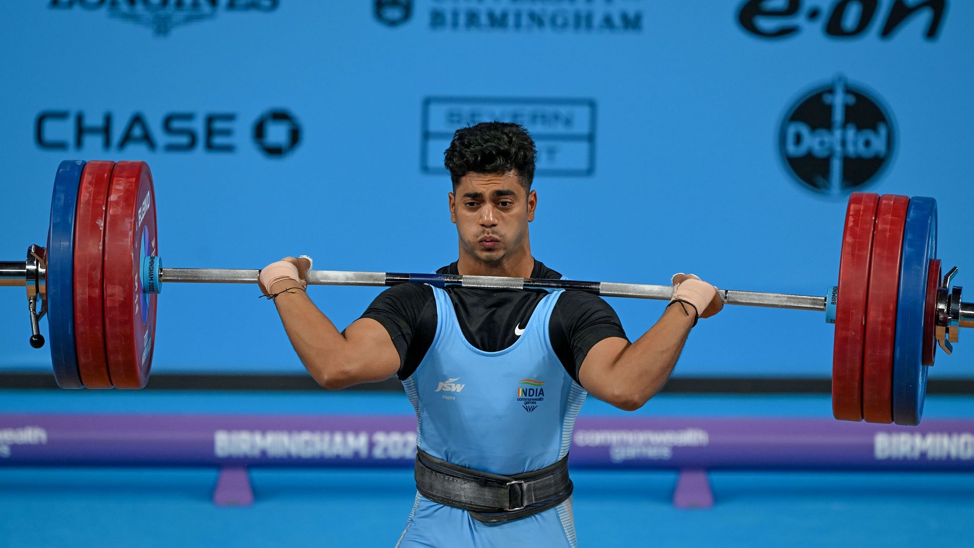 <div class="paragraphs"><p>Birmingham: India's Achinta Sheuli in action during the men's 73kg weightlifting final of the Commonwealth Games 2022.</p></div><div class="paragraphs"><p><br></p></div>
