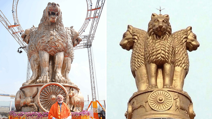 ‘Angry Lions With Bared Fangs’: Oppn Slams National Emblem Atop New Parliament