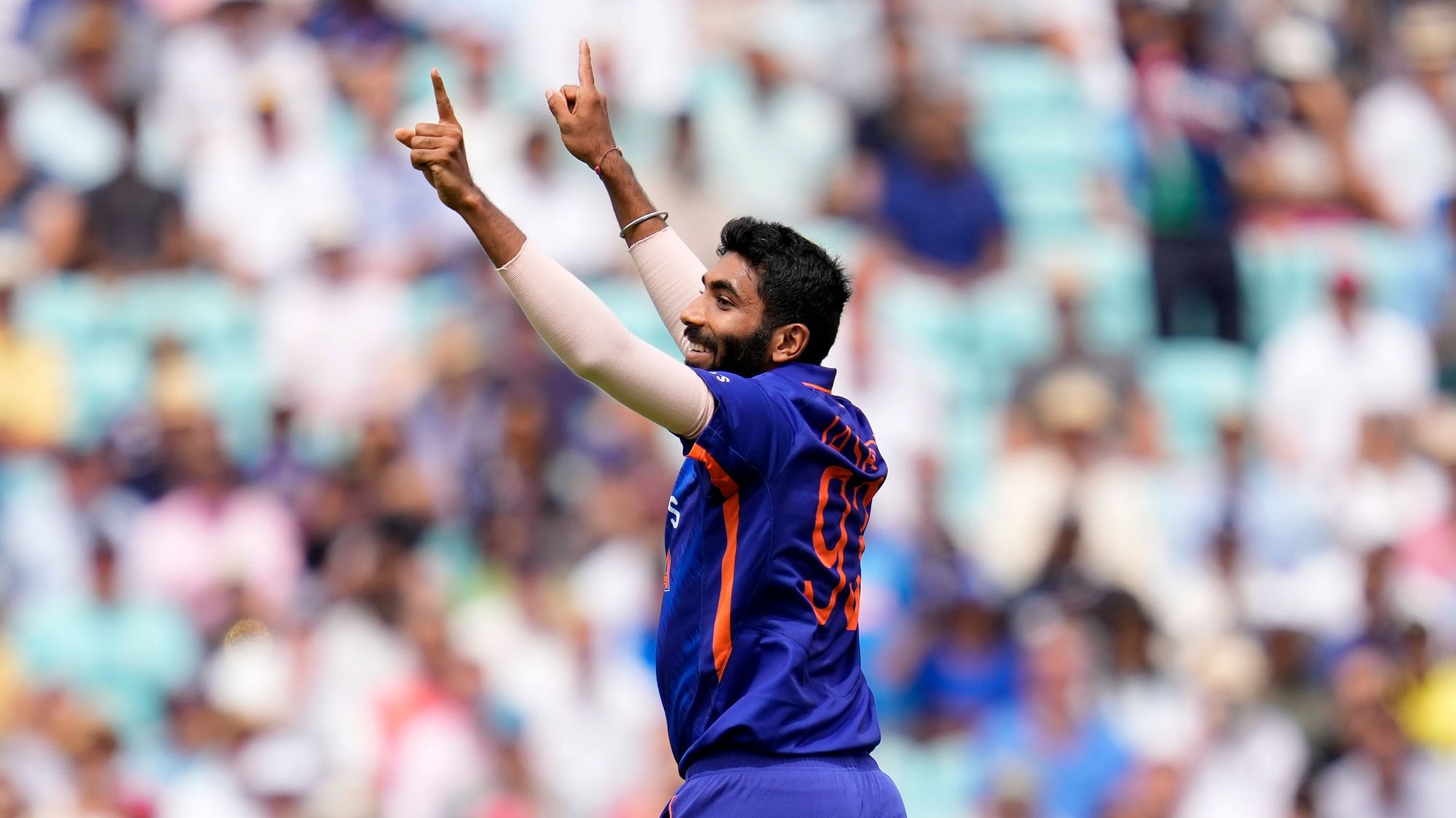 <div class="paragraphs"><p>India's Jasprit Bumrah ended with career-best figures of 6/19 from 7.2 overs in the first ODI against England on Tuesday.</p></div>