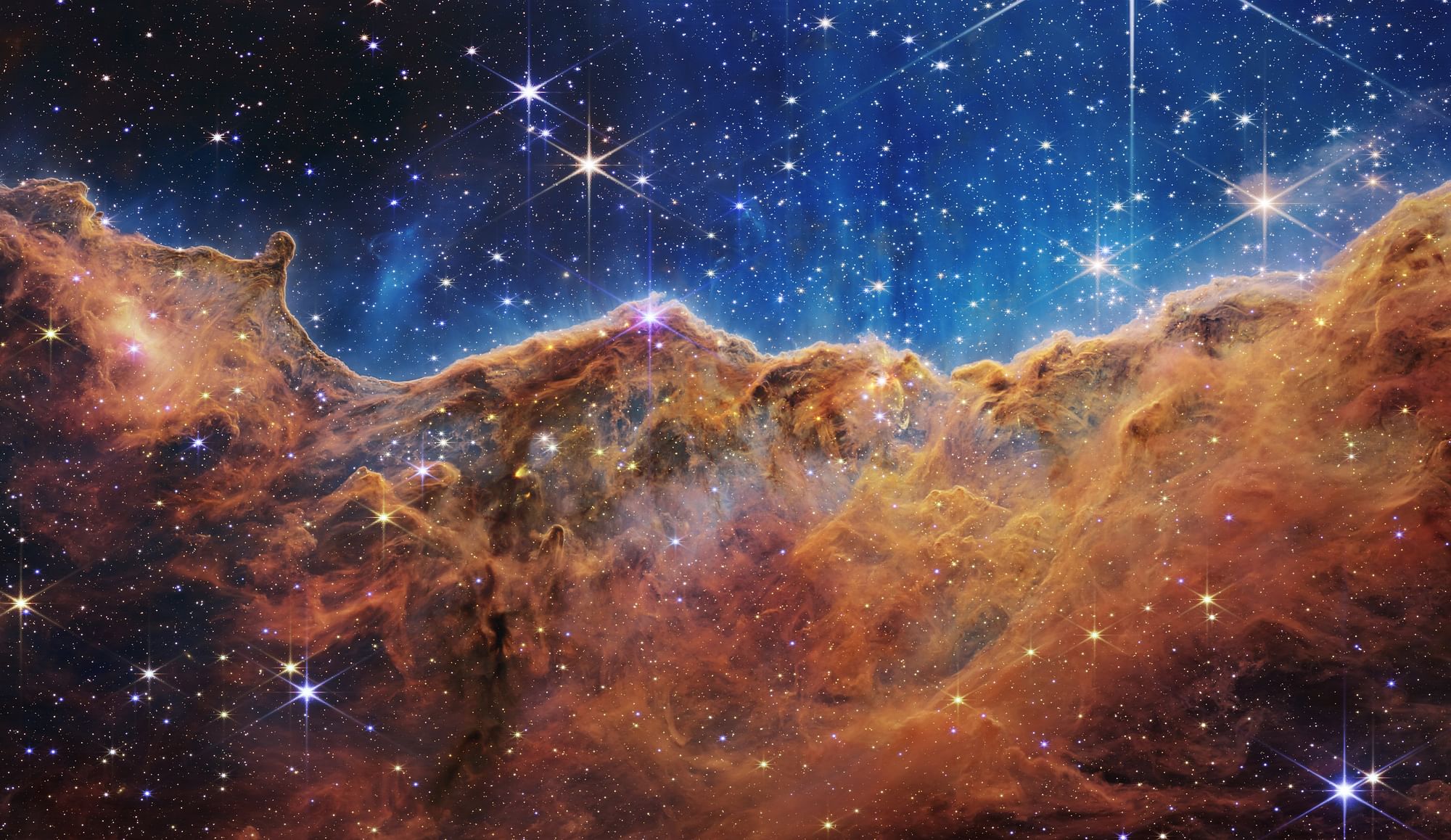 <div class="paragraphs"><p>Nasa reveals baby stars in the Carina Nebula, where ultraviolet radiation and stellar winds shape colossal walls of dust and gas.</p></div>