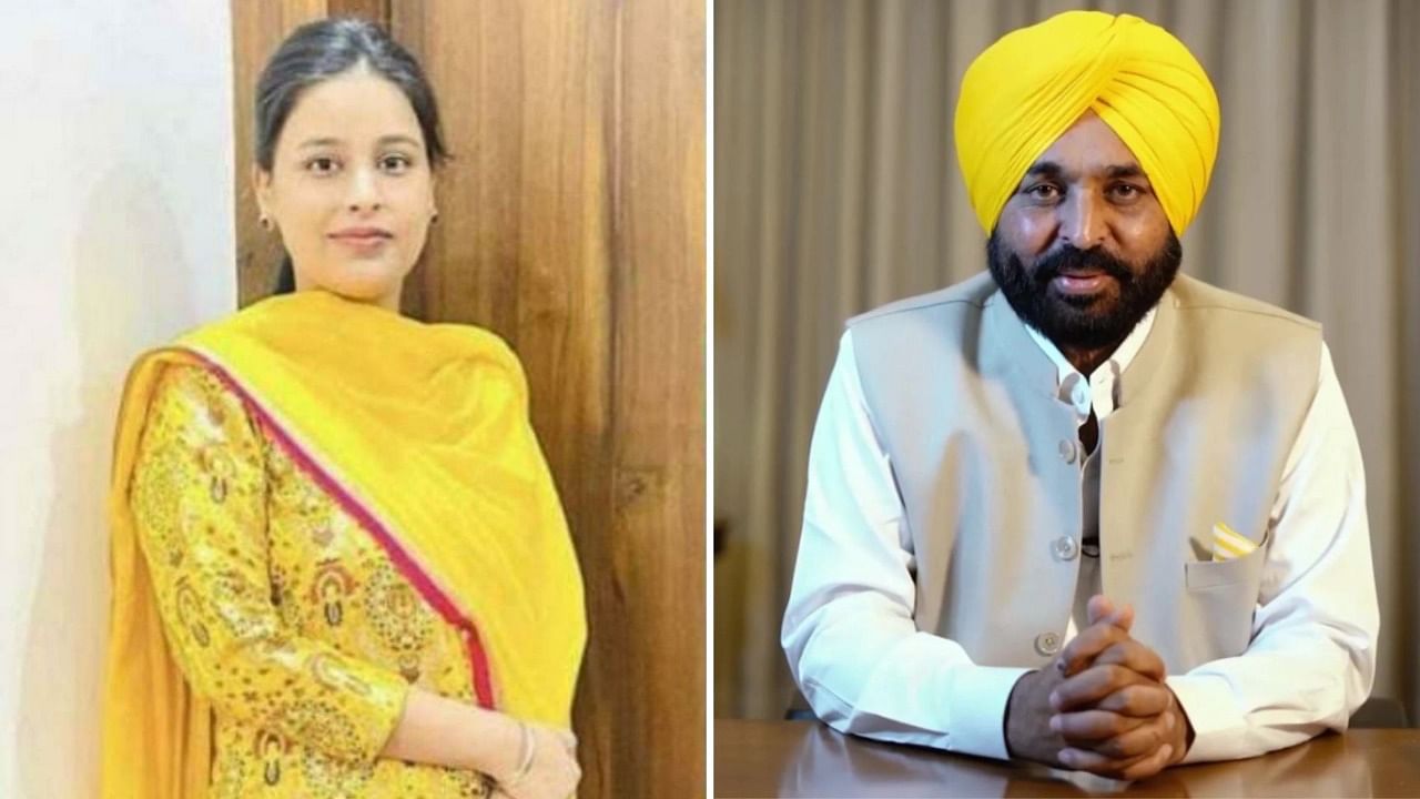 <div class="paragraphs"><p>Dr Gurpreet Kaur (L), CM Bhagwant Mann (R)</p></div>