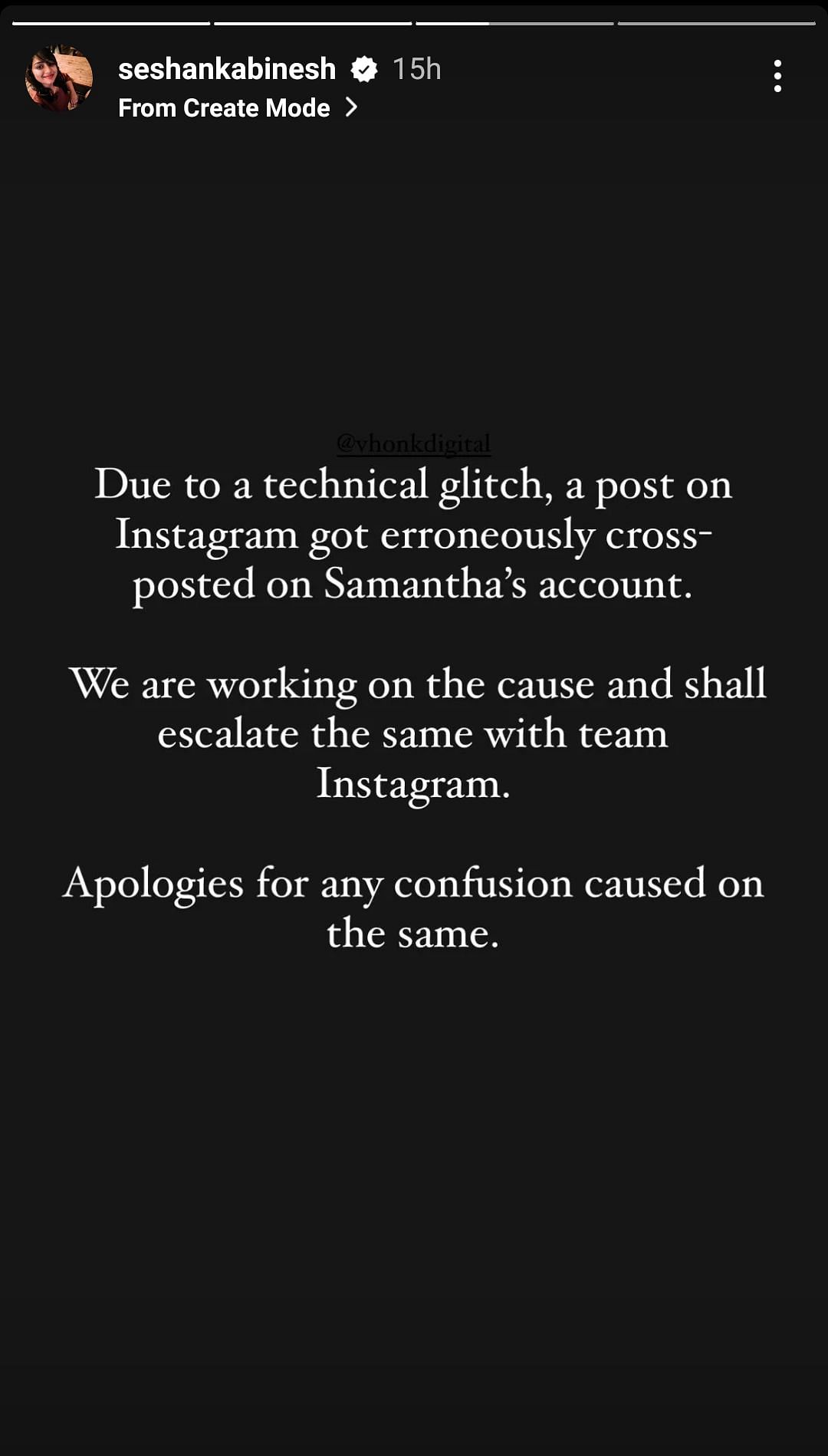 Fans questioned if Samantha's Instagram was 'hacked' after they saw a strange post on her account.