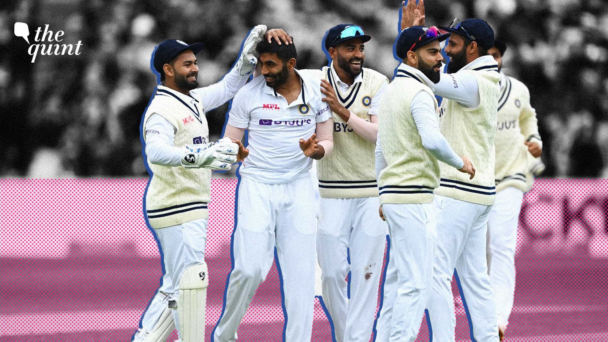 <div class="paragraphs"><p>Team India celebrates a wicket during the fifth Test match against England in Edgbaston.&nbsp;&nbsp;</p></div>