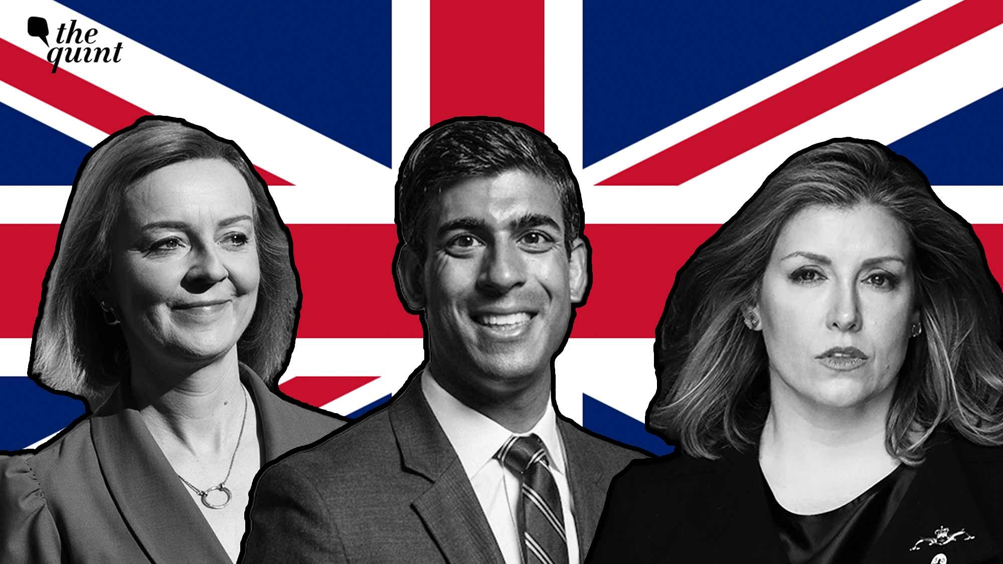 <div class="paragraphs"><p>Liz Truss, Rishi Sunak and Penny Mordaunt are the remaining contenders.</p></div>