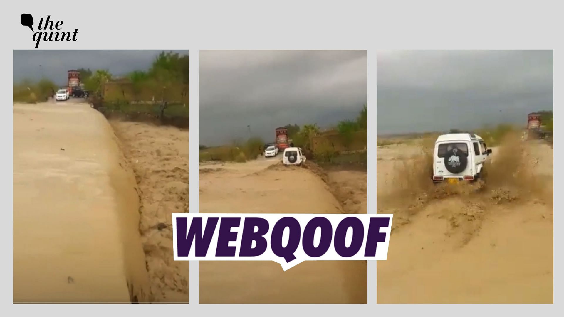 <div class="paragraphs"><p>Fact-Check | A video showing a jeep being washed away in flood waters has gone viral as an incident from Telangana.</p></div>
