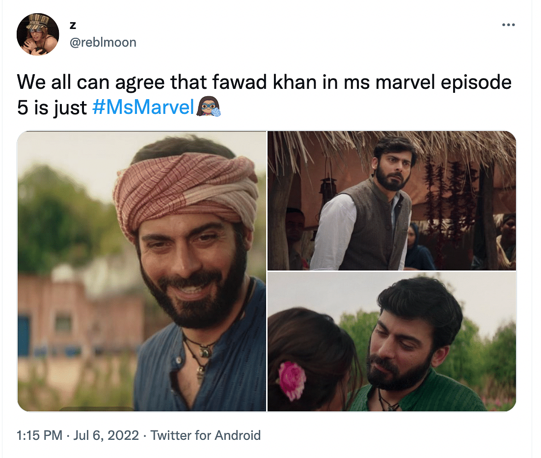 Fawad Khan plays the role of Hasan in Ms Marvel.