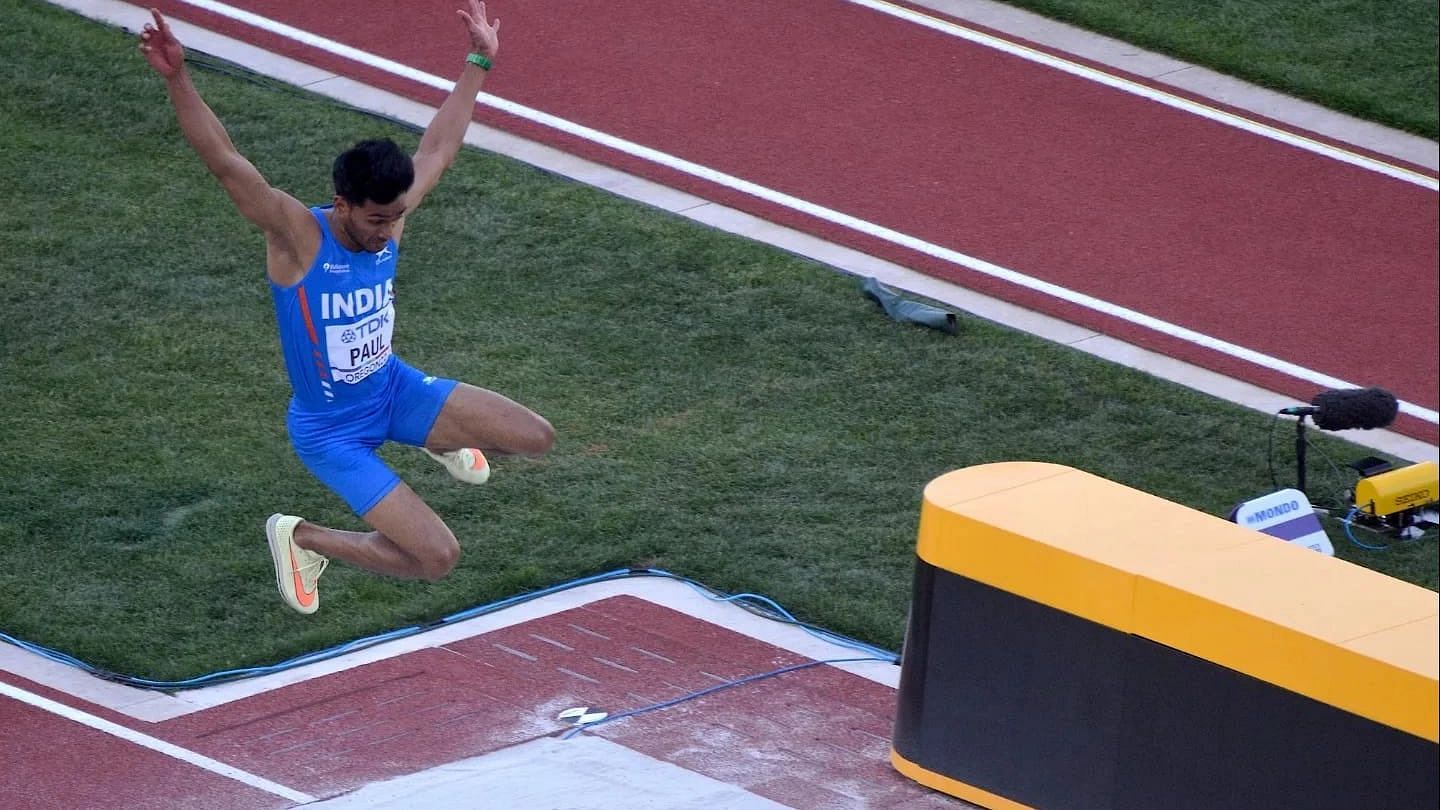 <div class="paragraphs"><p>Eldhose Paul became the first Indian to qualify for the triple jump final at the World&nbsp;Athletics Championships.</p></div>
