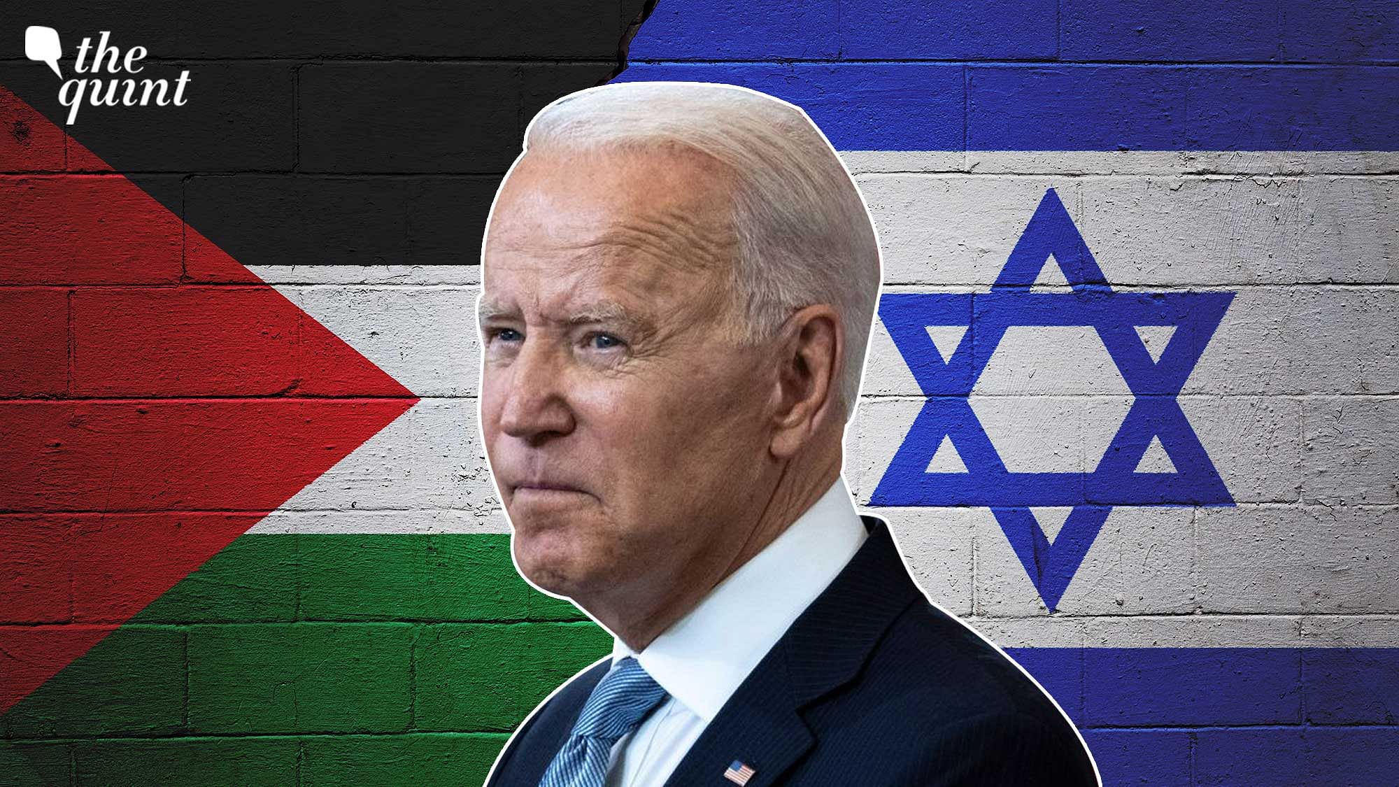 <div class="paragraphs"><p><a href="https://www.thequint.com/topic/joe-biden">US President Joe Biden</a> is on a visit to <a href="https://www.thequint.com/topic/israel">Israel</a> as part of his first Middle East tour since assuming office.</p></div>