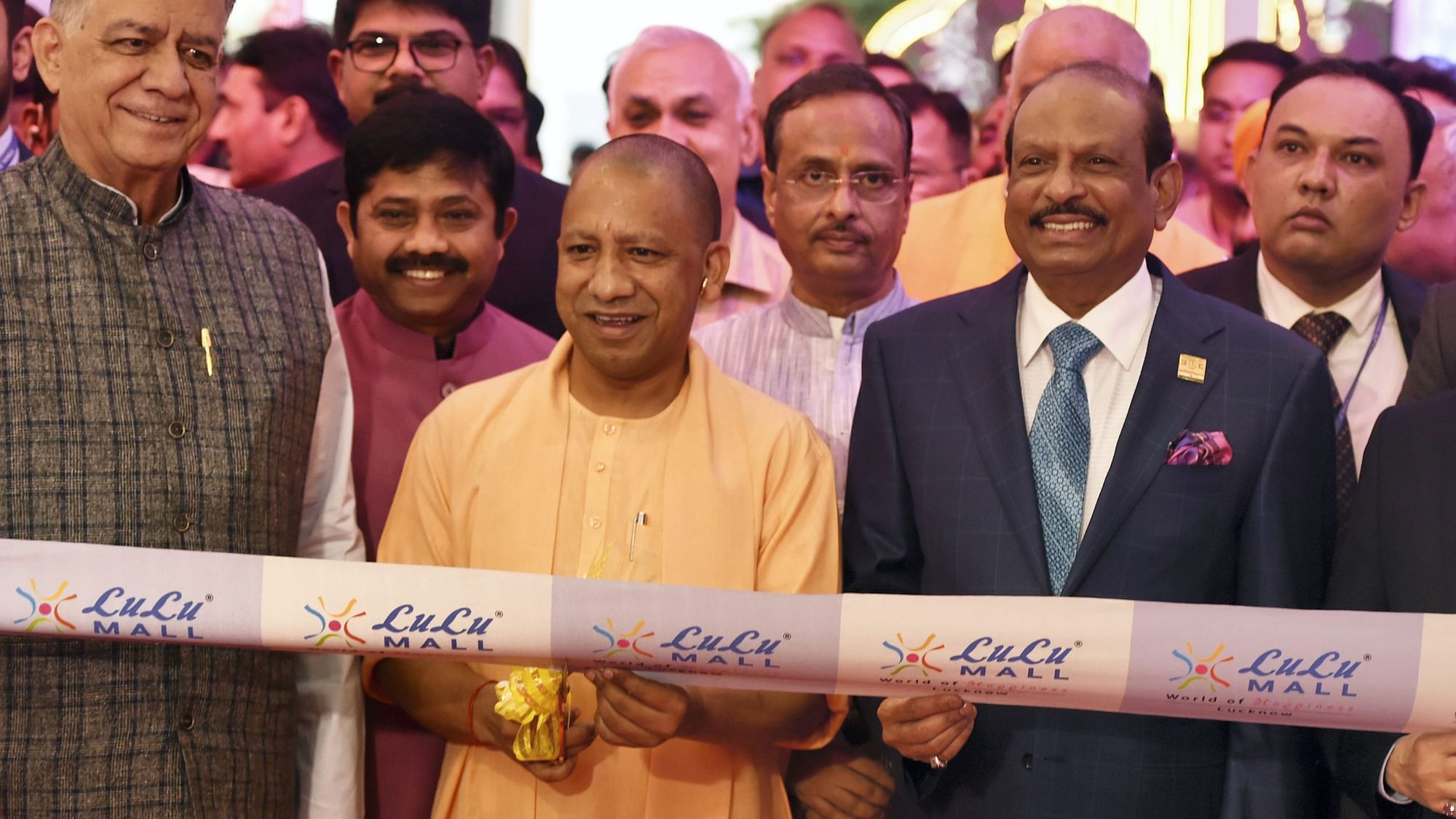 <div class="paragraphs"><p>Uttar Pradesh CM Yogi Adityanath at inauguration ceremony of LuLu mall on 10 July.</p></div>