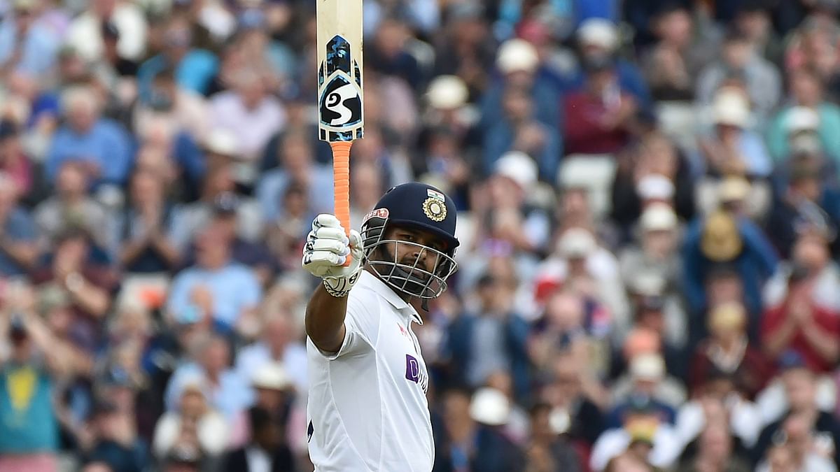 Rishabh Pant scored a brilliant 146, completing his century in 89 deliveries.