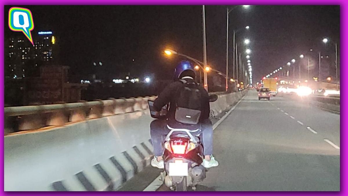 Bengaluru Man Works on Laptop While on a Bike; Fuels Debate Online