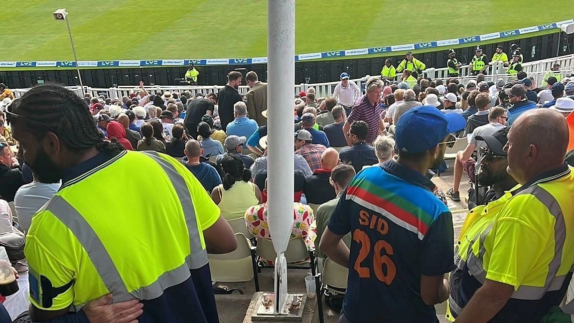 <div class="paragraphs"><p>Social media was abuzz with allegations of racist abuse aimed at Indian fans during the rescheduled fifth Test between India and England at Edgbaston.</p></div>