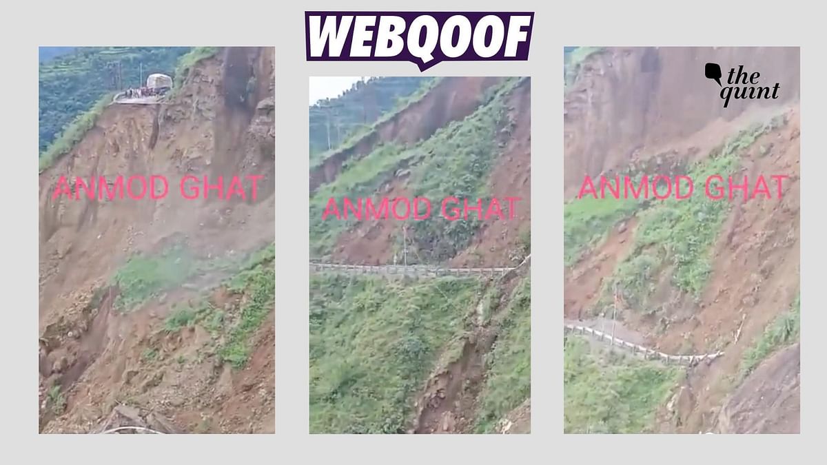 2021 Video From Himachal's Sirmaur Shared as Recent Anmod Ghat Landslide