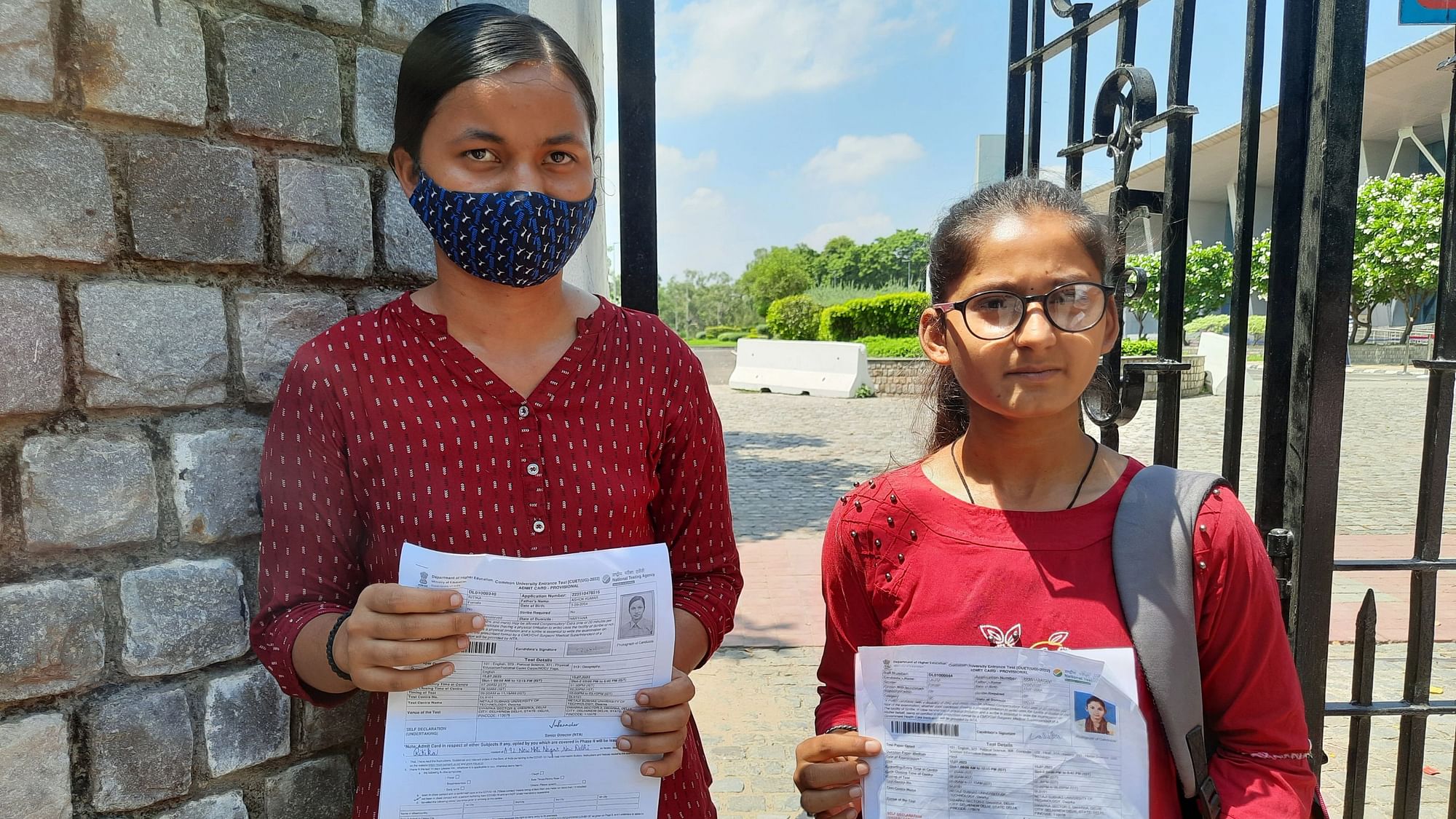 <div class="paragraphs"><p>Lalita and Ritika missed the test as they reached  their centre late because they didn't know about the last minute change in venue.</p></div>