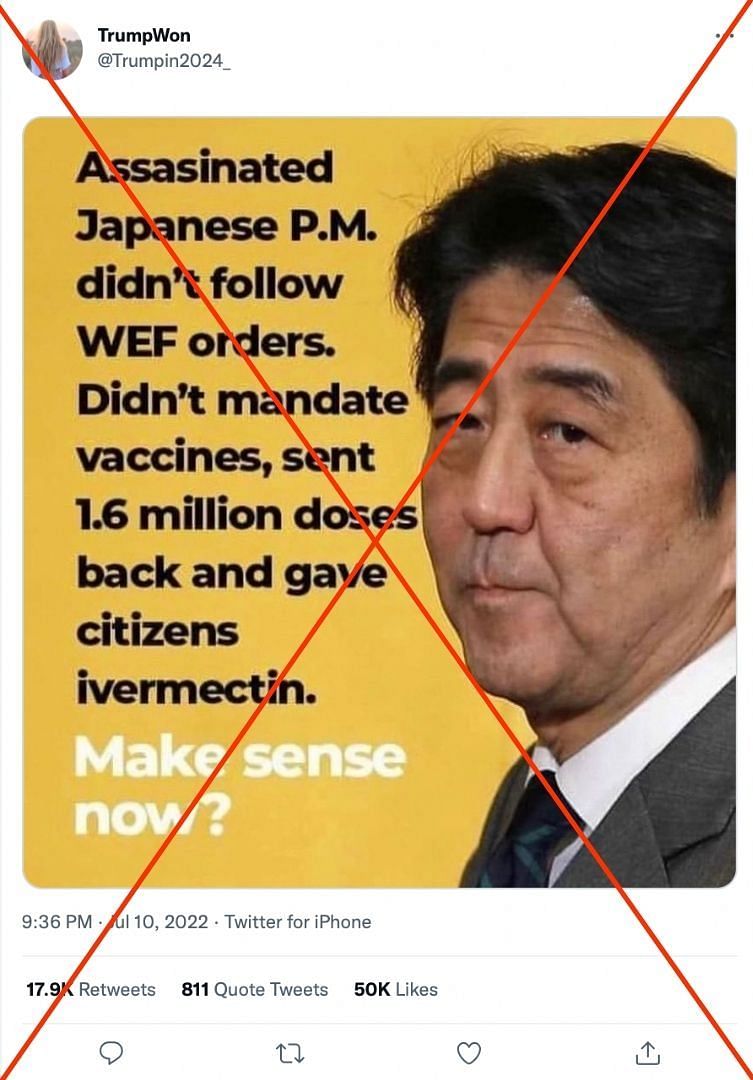 Yoshihide Suga was the Japanese Prime Minister when the nation began its vaccine rollout.