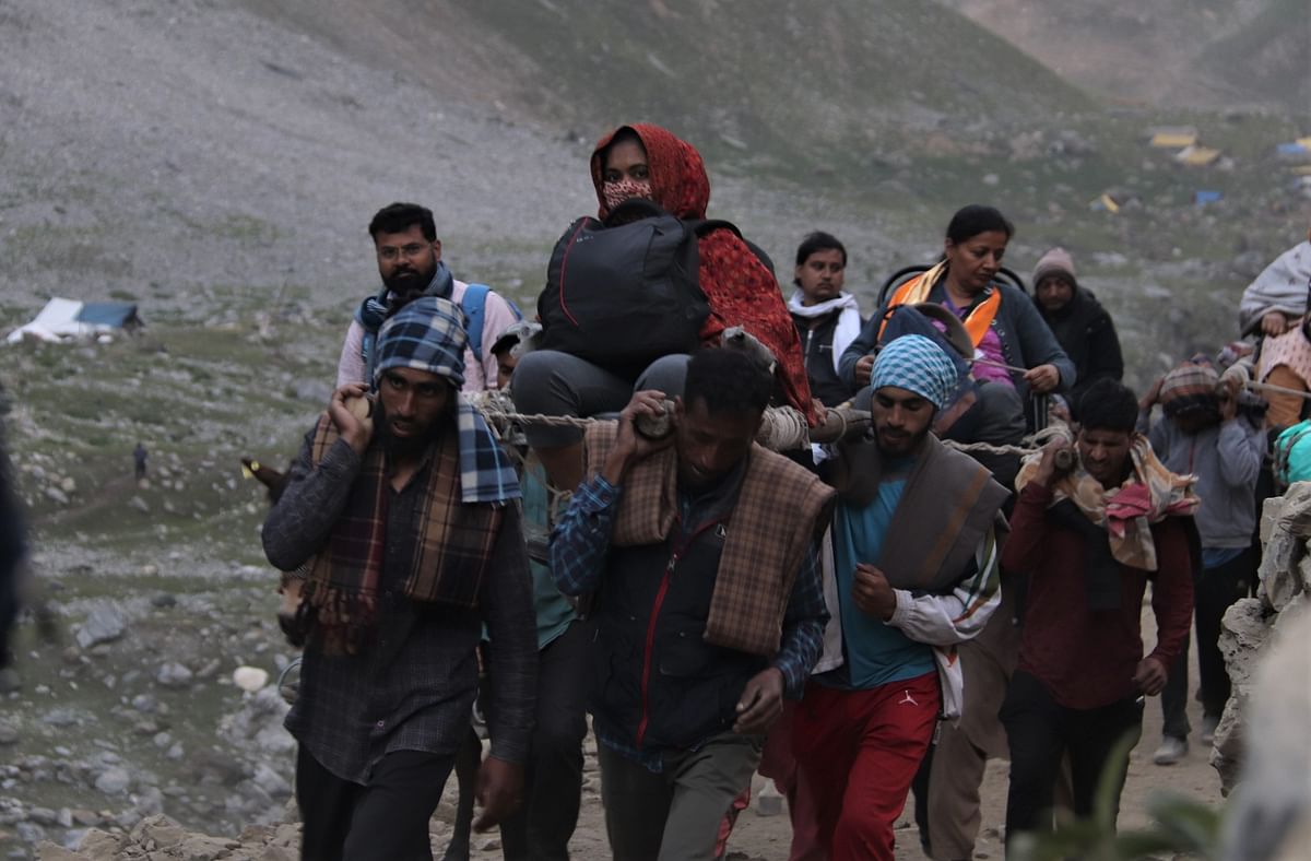 It was the 1st time in my reporting career that I was covering the Amarnath Yatra. Everything around me was unique.