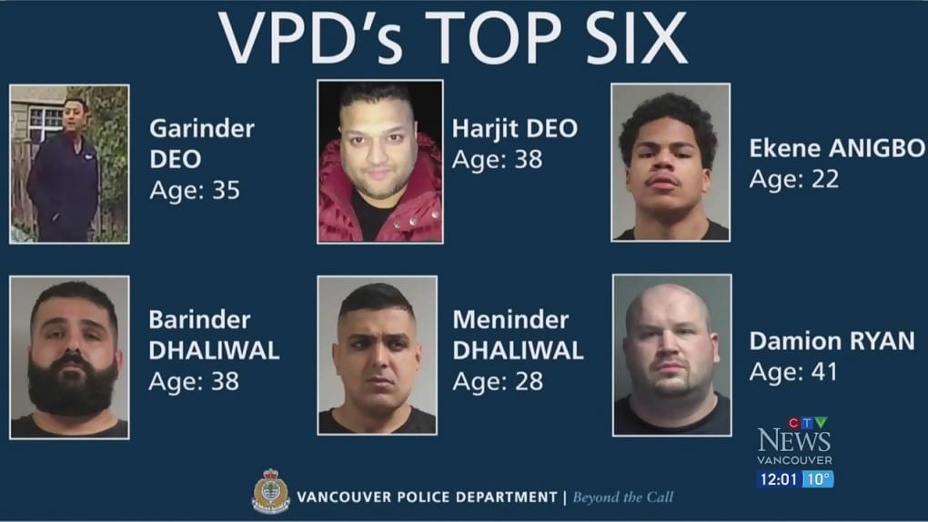 Meninder Dhaliwal was among the Vancouver Police Department's most wanted gangsters. 