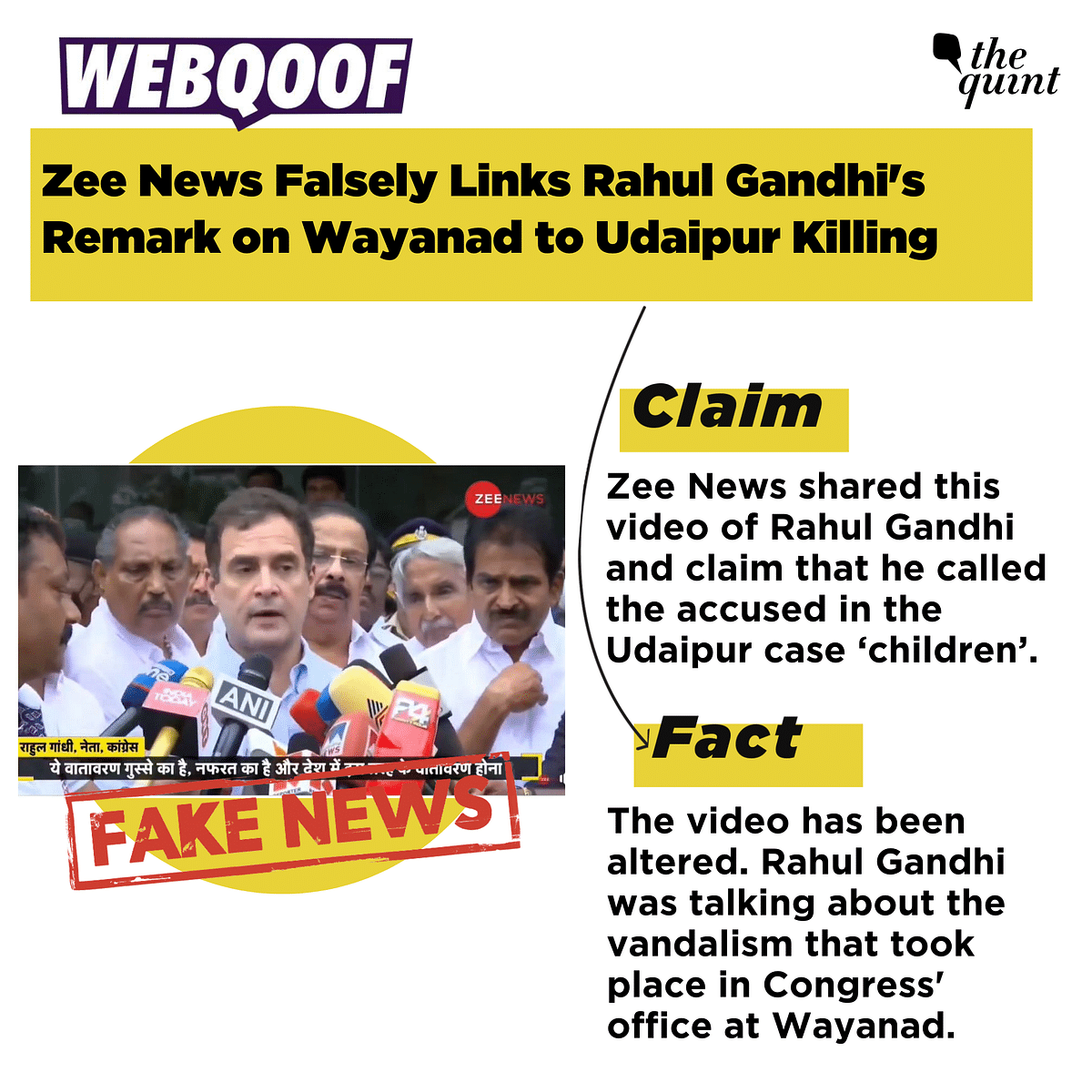 From an edited video of Rahul Gandhi to "Brahmin Atrocities Act petition," here's what misled the public this week. 