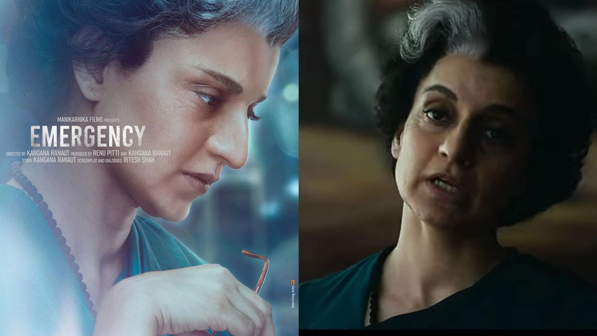 <div class="paragraphs"><p>Kangana Ranaut in the first look teaser of 'Emergency'</p></div>