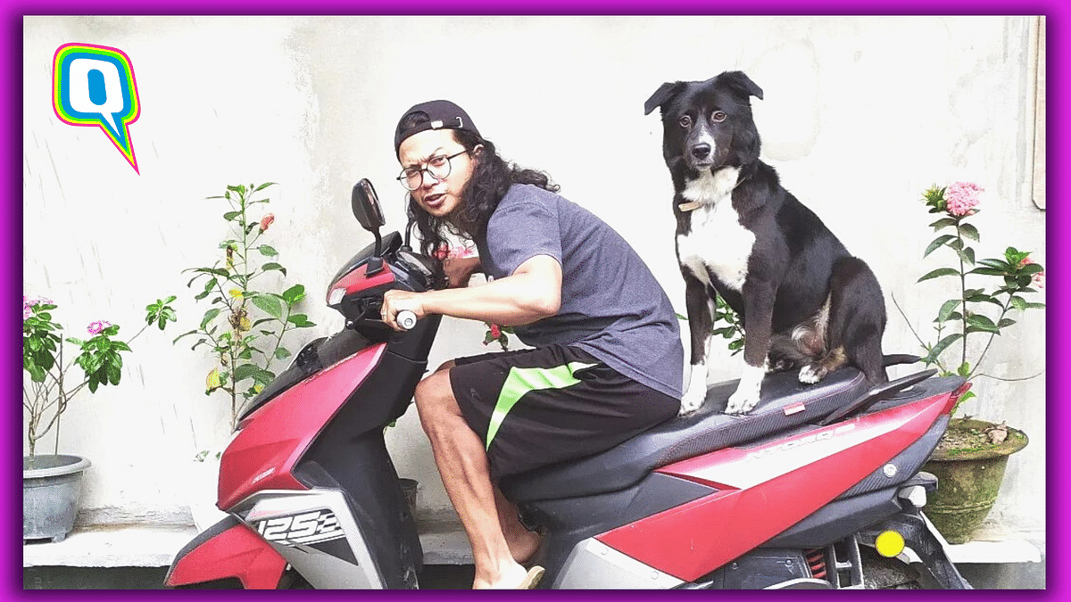 Find Out Why This Assam Man Drove Over 2000 Kms With His Pet Dog on a Scooty