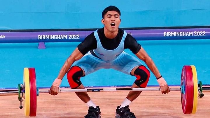 Sanket Mahadev: India's star weightlifter Sanket won silver medal.